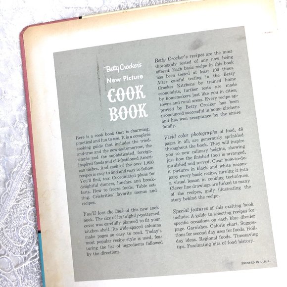 Betty Crocker 1961 Classic Picture Binder Cookbook VTG - Picture 9 of 16